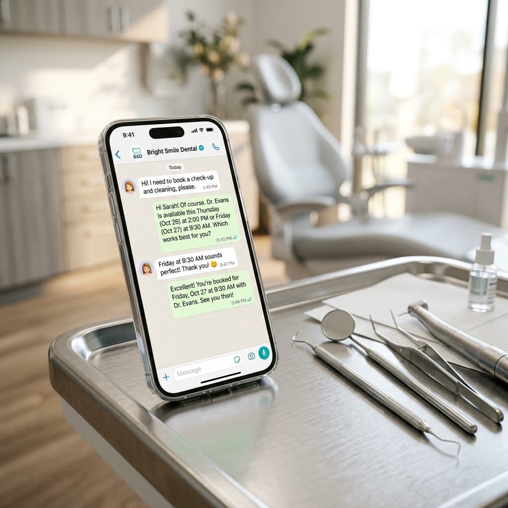 Cómo configurar un bot de WhatsApp para tu consultorio dental sin perder el toque humano