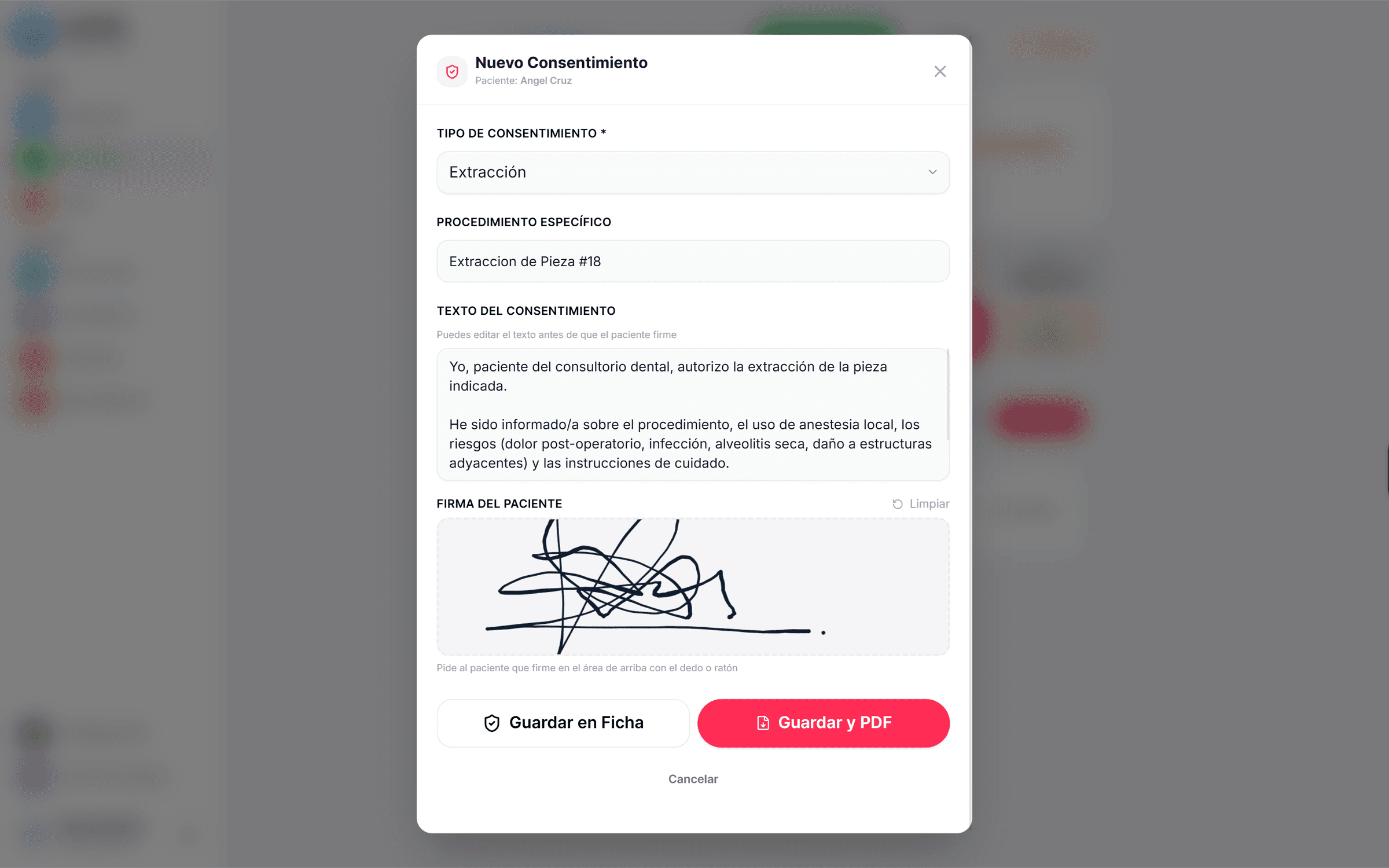 Consentimientos Médico-Legales con Firma Táctil