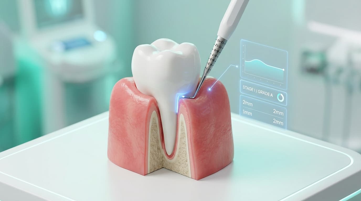 Guía de Estadiaje Periodontal EFP/AAP 2018: Cómo Calcular el NIC y Clasificar en Estadío y Grado